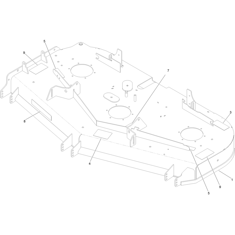 Deck Decal Assembly No. 126-8958