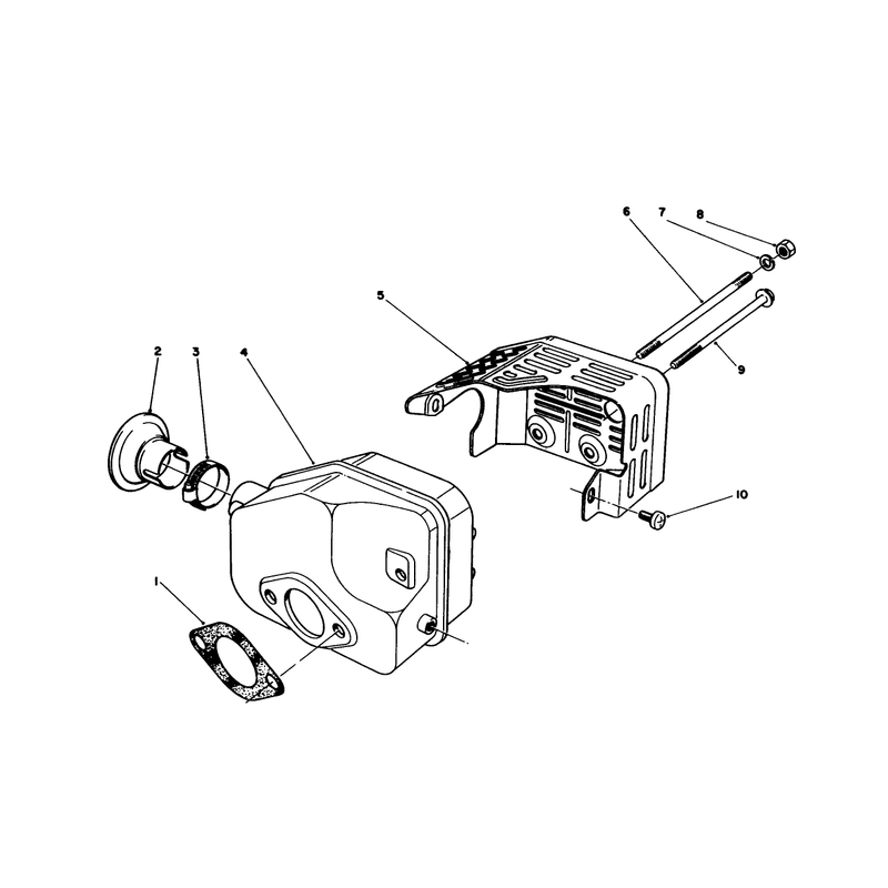 Muffler Assembly Model No 47ph7