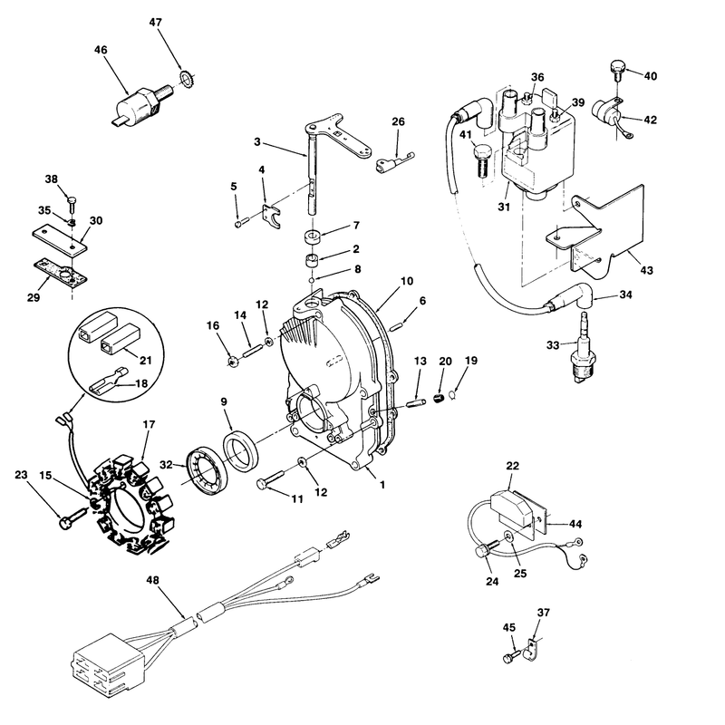 Gearcase and Ignition Controls