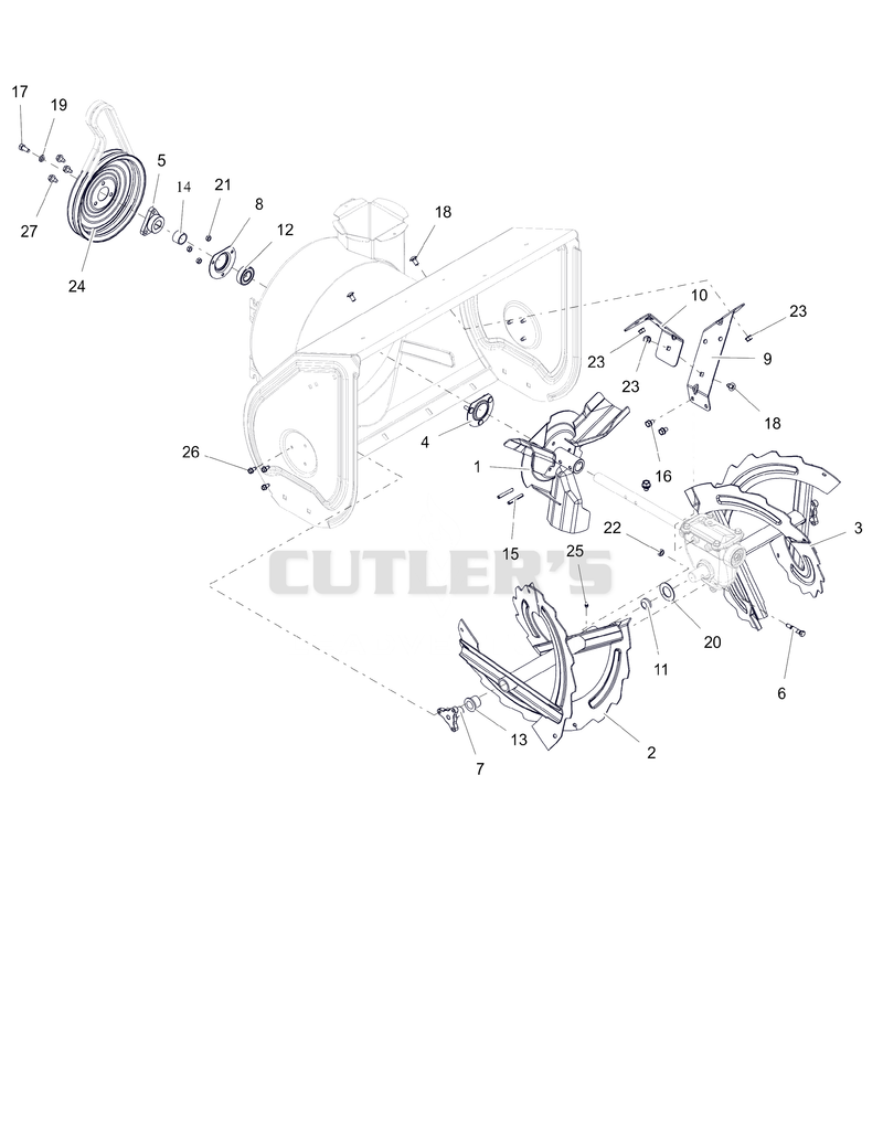 Auger and Impeller - 28"