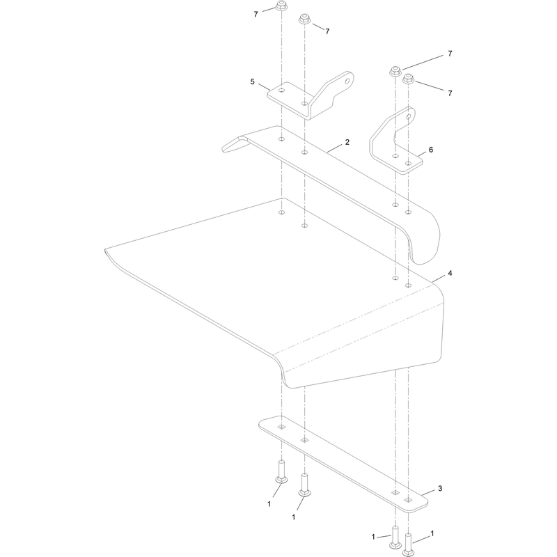 Deflector Assembly No 147-1642