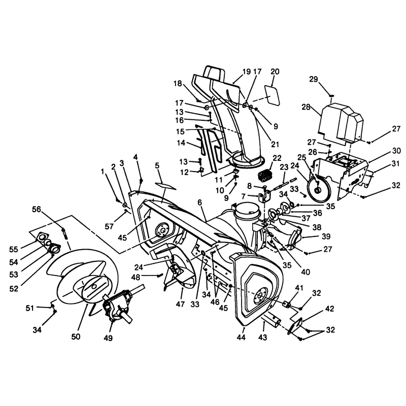 Housing & Chute Assembly