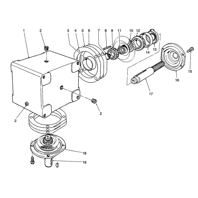 Gear Box Assembly No 68-6810
