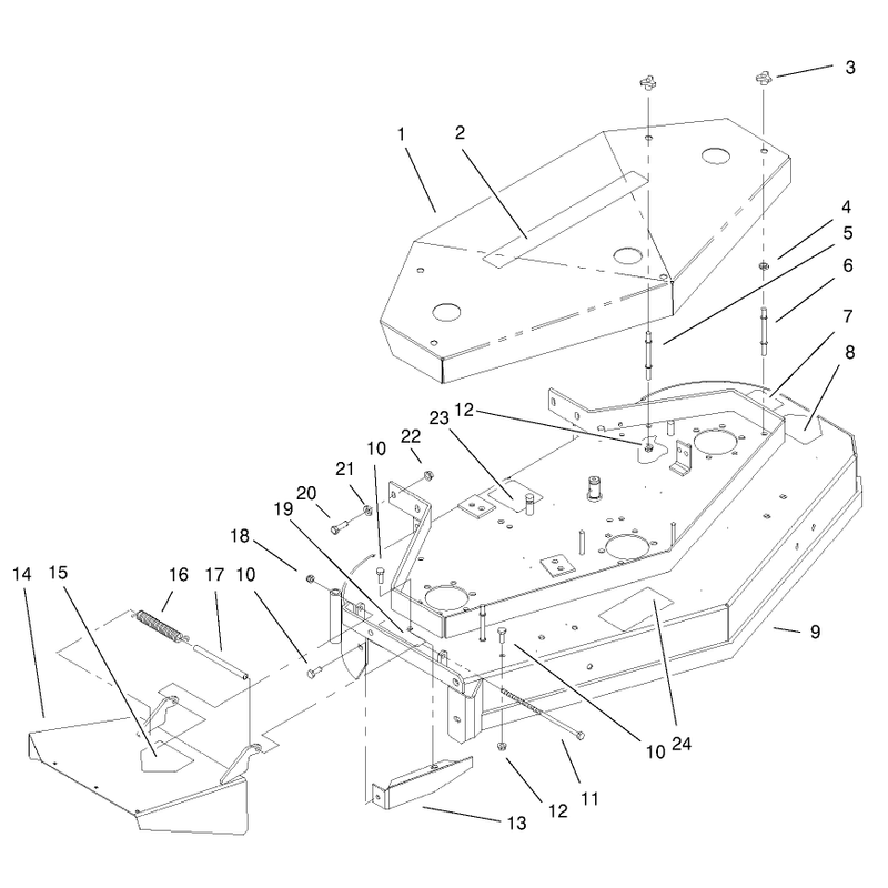 48in Deck Assembly