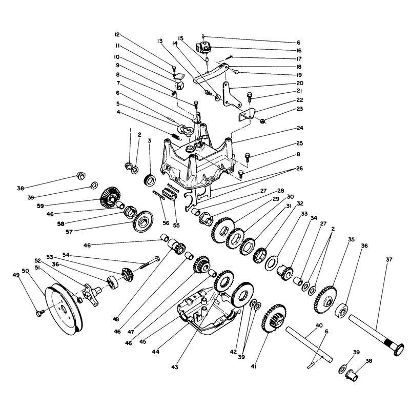 Transmission Assembly No. 66-8030