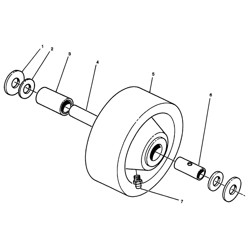 Phenolic Caster Wheel No 27-1050 Optional