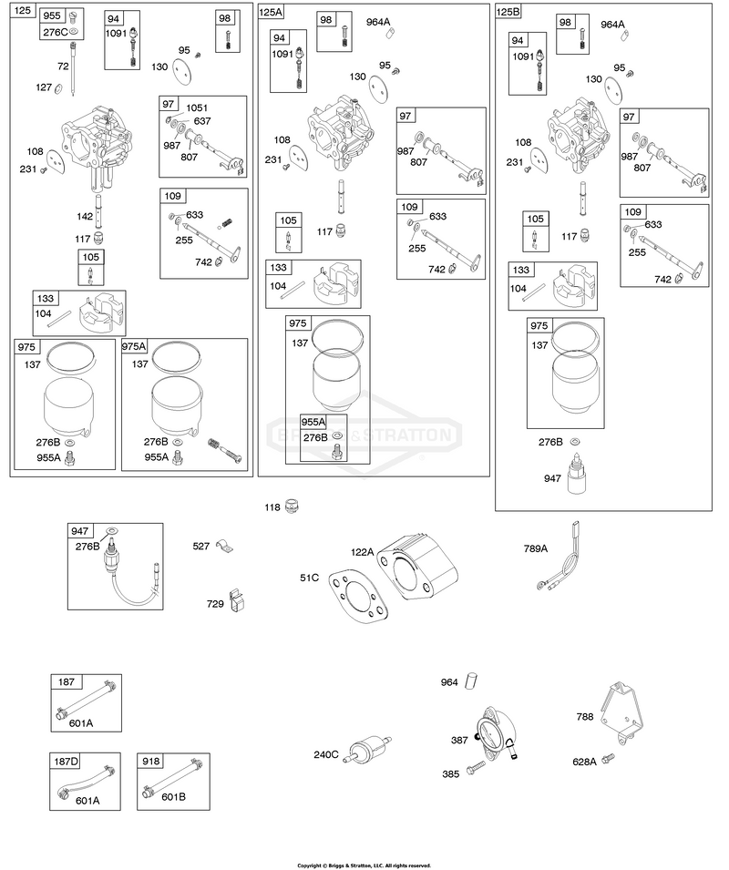 Carburetor, Fuel Supply