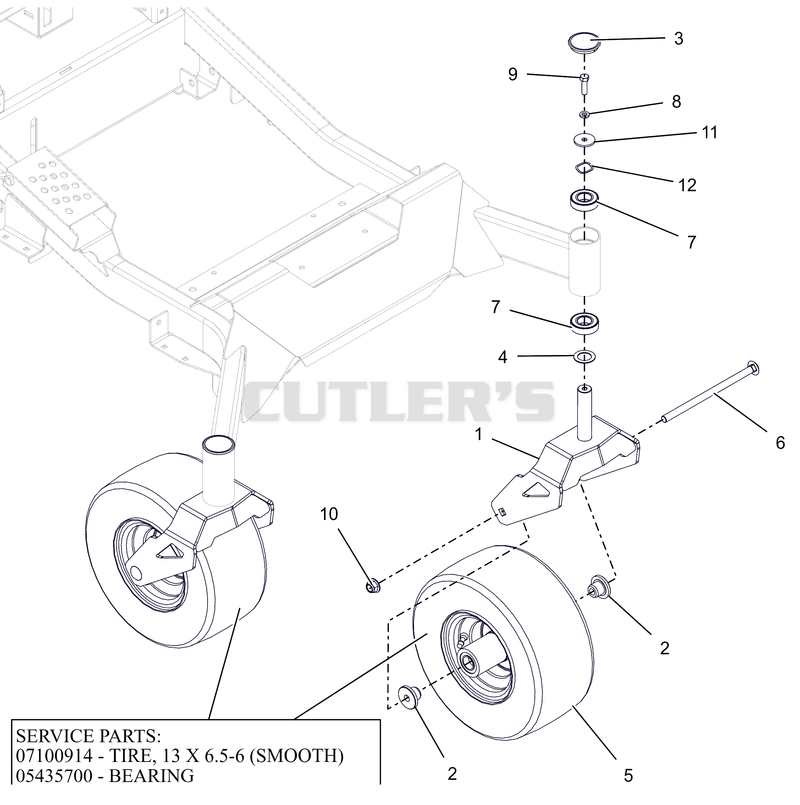 Front Caster Wheels