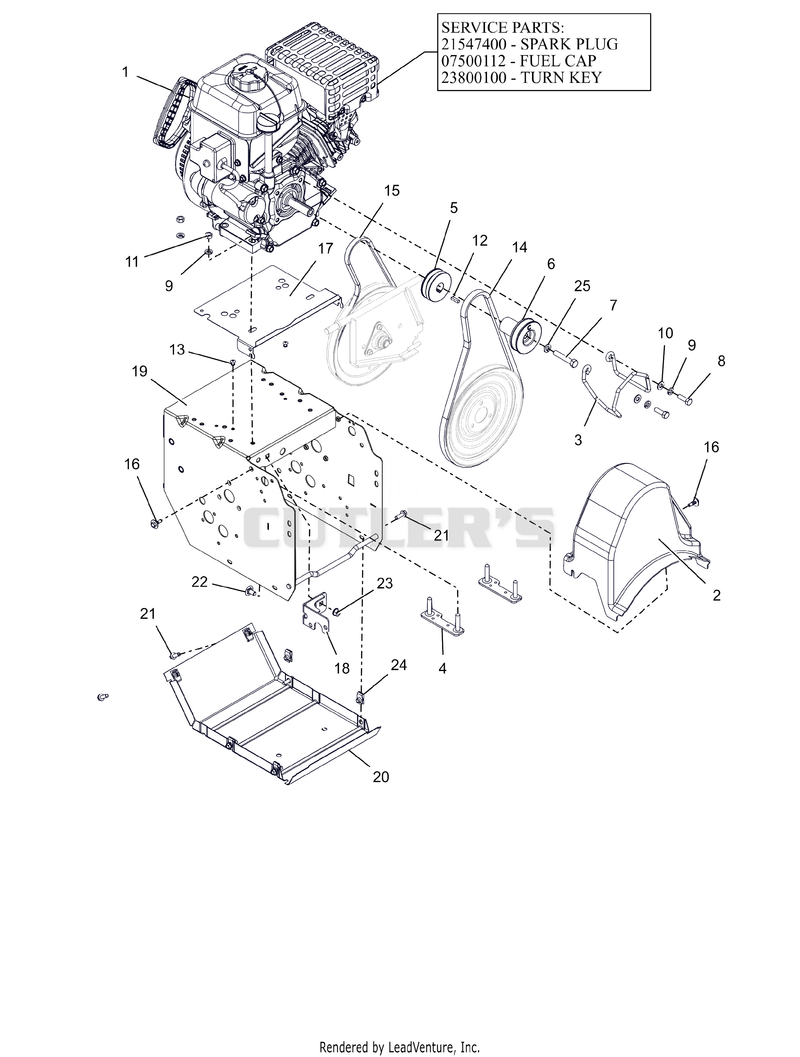 Frame And Engine - 24" Track