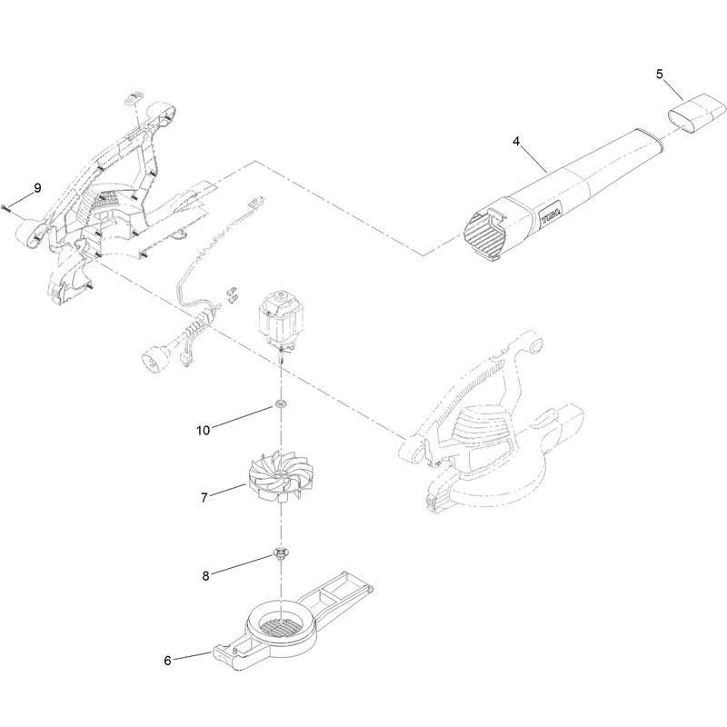 Impeller and Tube Assembly