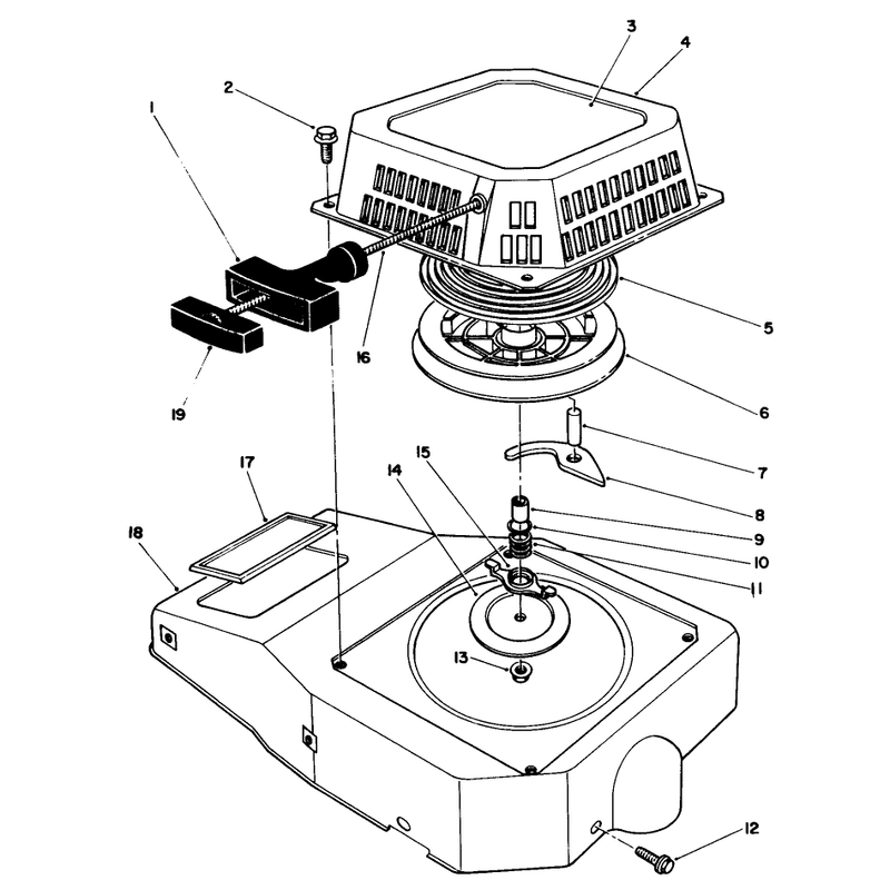 Recoil Assembly Model No Vmh7