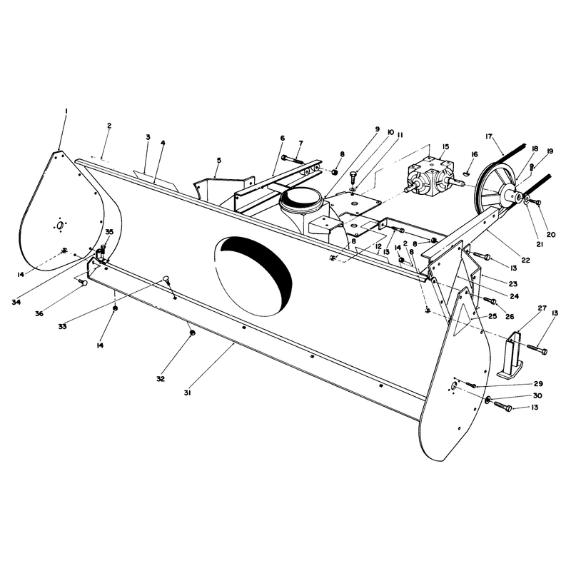 44in Snow Thrower Model No 30761 Optional