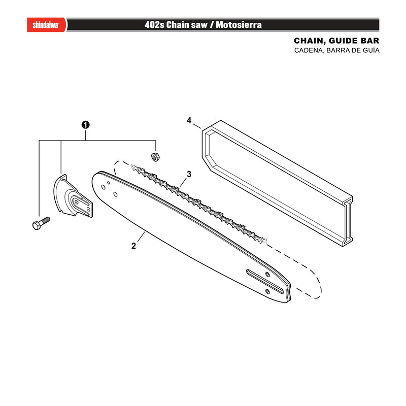 CHAIN, GUIDE BAR