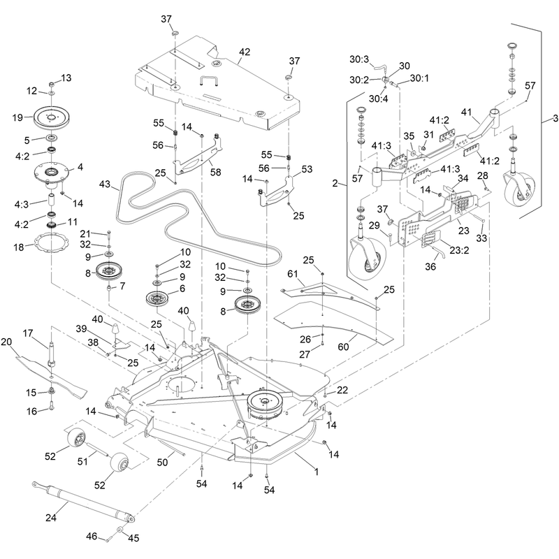 LH Wing Deck Assembly