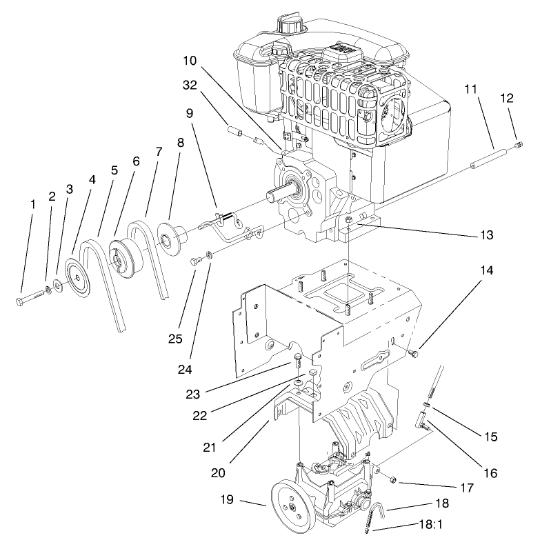 Engine And Transmission Assembly