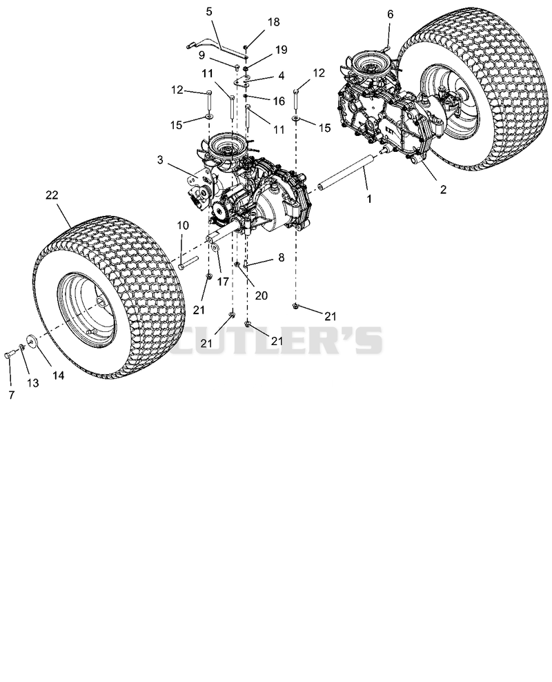 Rear Tires And Transaxles