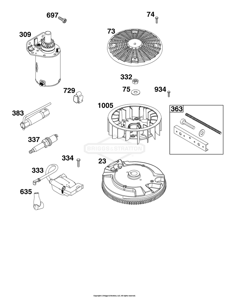 Flywheel, Ignition, and Starter Group