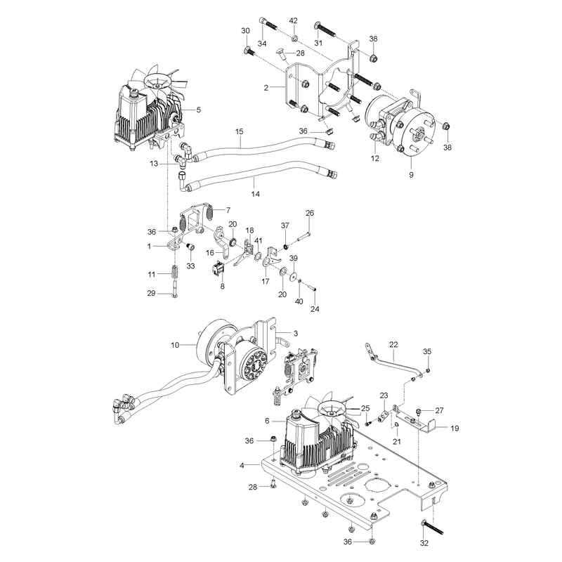 HYDRAULIC PUMP - MOTOR