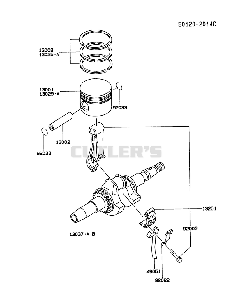 PISTON/CRANKSHAFT