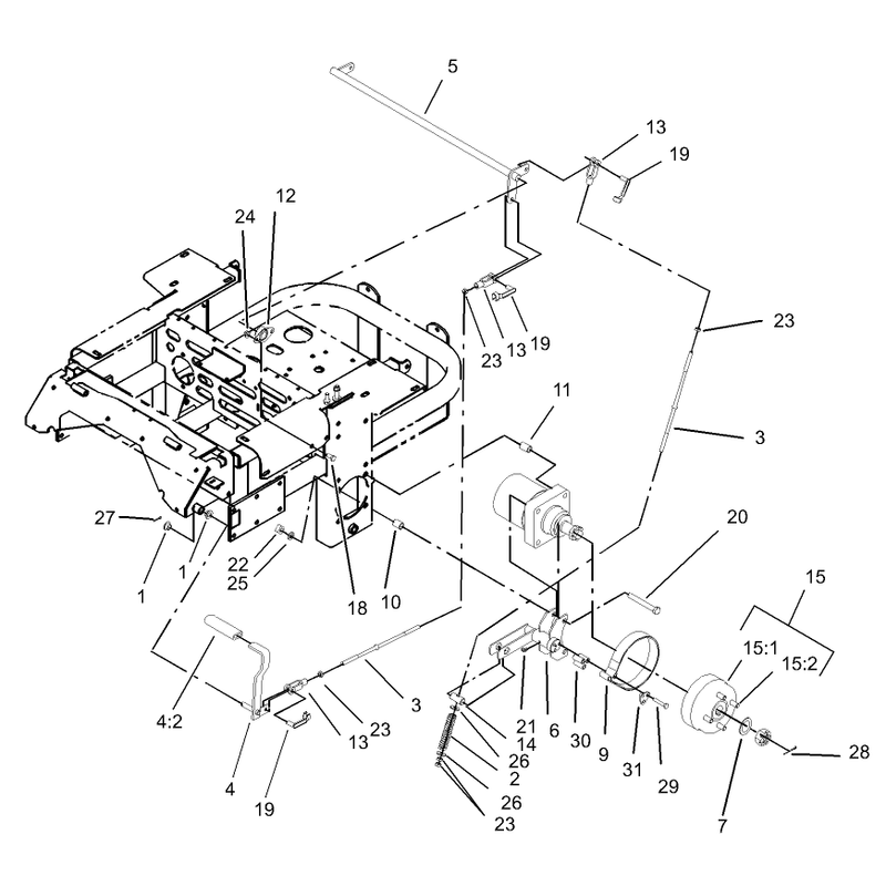 Brake and Wheel Hub Assembly