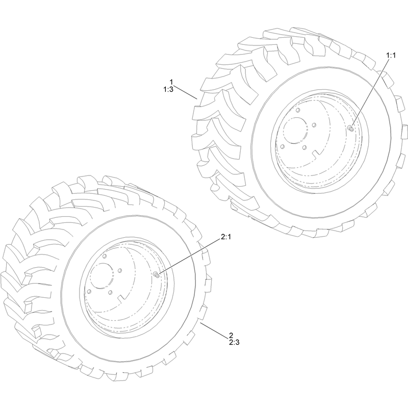 26 Inch Tire Assembly