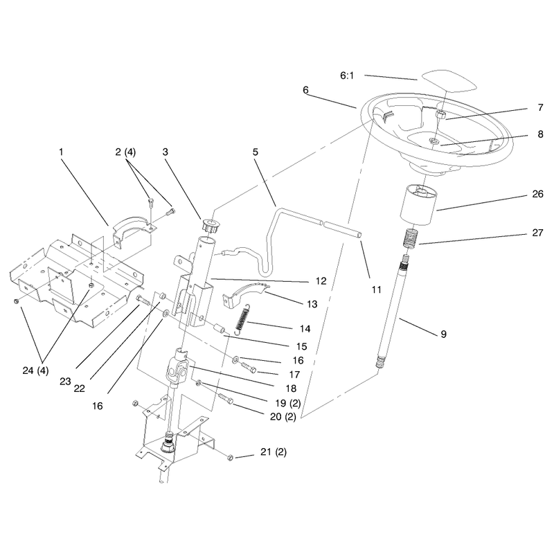 Steering Wheel and Tilt