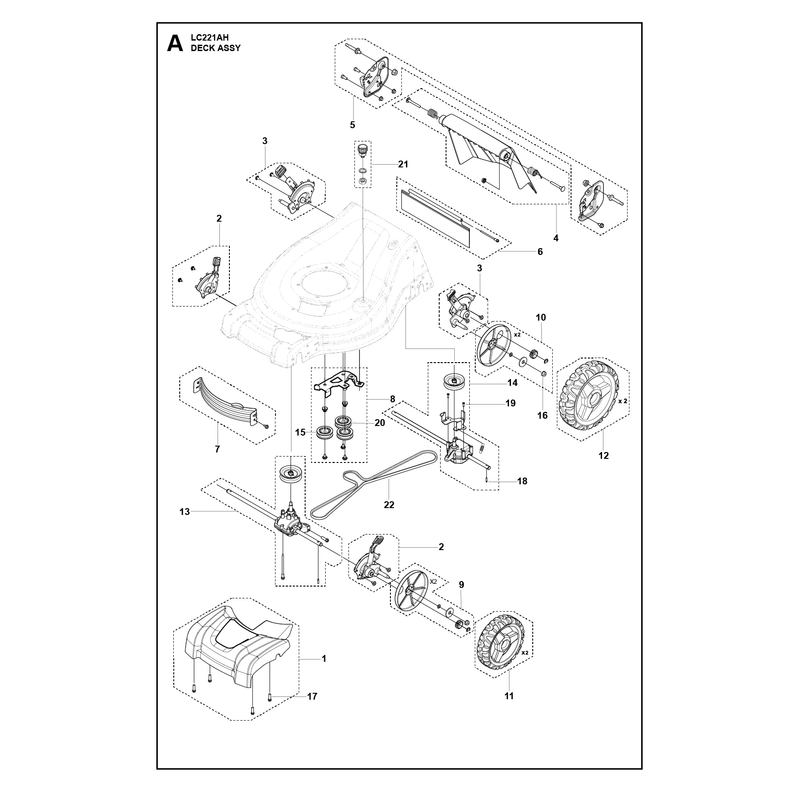 MOWER DECK / CUTTING DECK