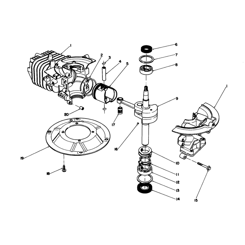 Crankshaft Assembly Engine No 47ph7 Engine No 47pg6