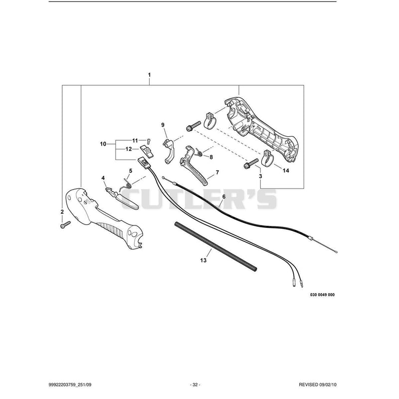 Control Handle,Throttle Cable