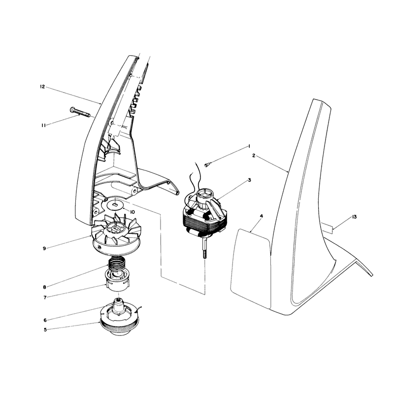 Motor and Housing Assembly