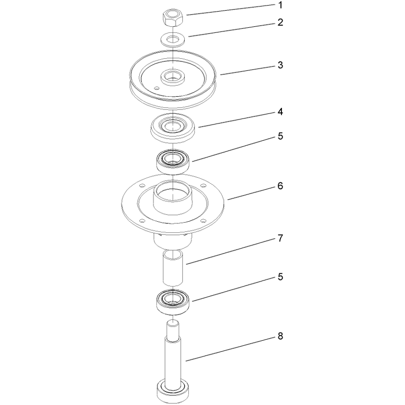 Spindle Assembly No 106-0786
