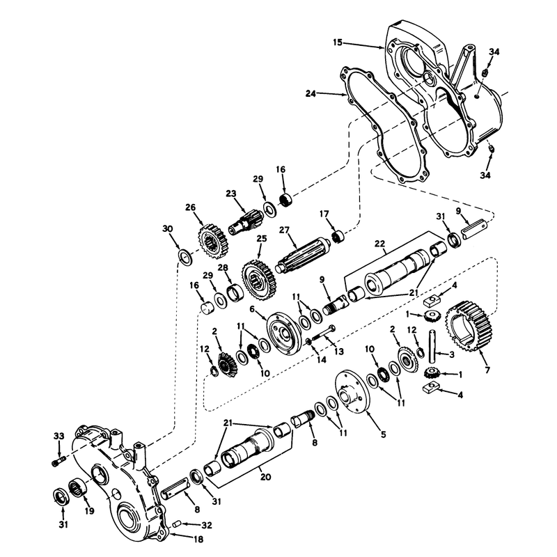 Transaxle Model No. 1302 Assembly