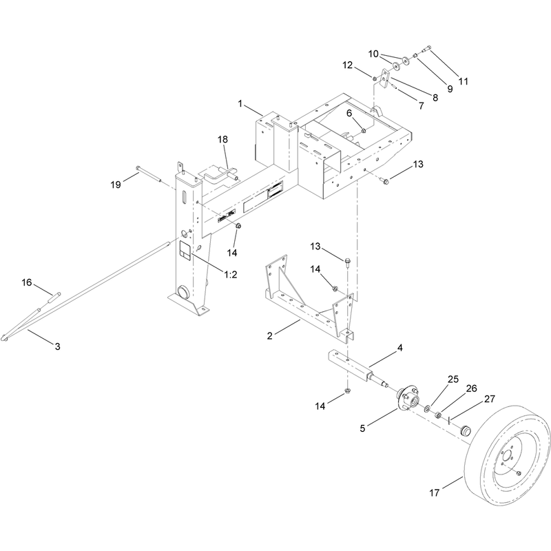 Frame and Axle Assembly