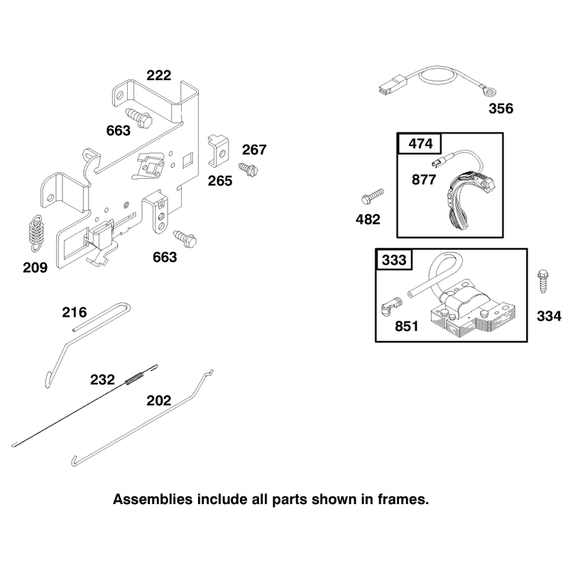 Engine Briggs and Stratton Model 195707-0421-E1