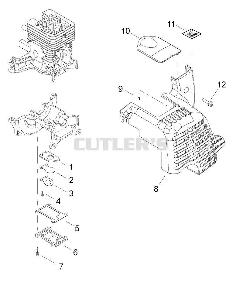 Engine Cover, Reed Valve
