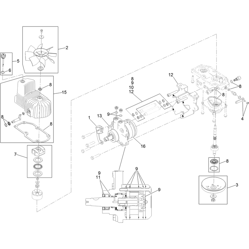 RH Hydro Assembly No. 116-6416