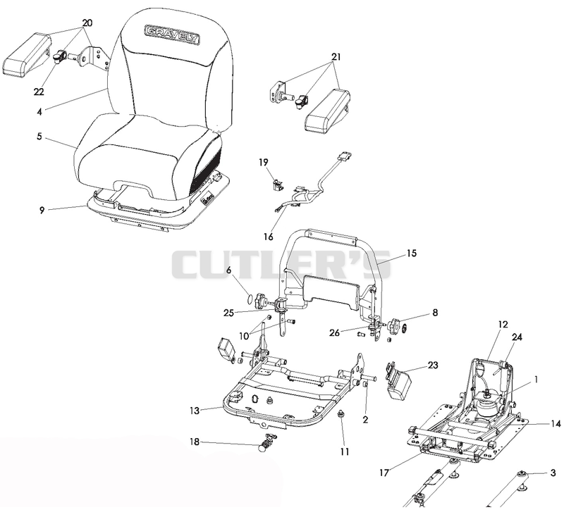 Seat - Service Parts