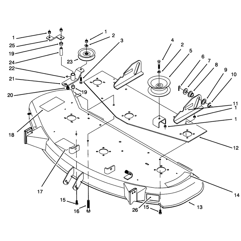 Deck & Idler Assembly