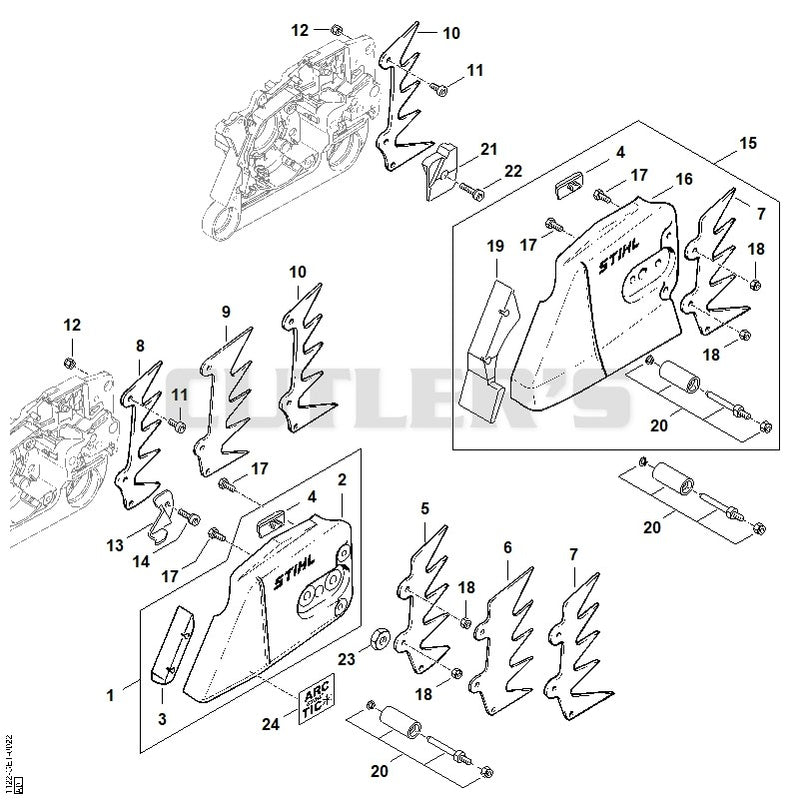 Chain sprocket cover