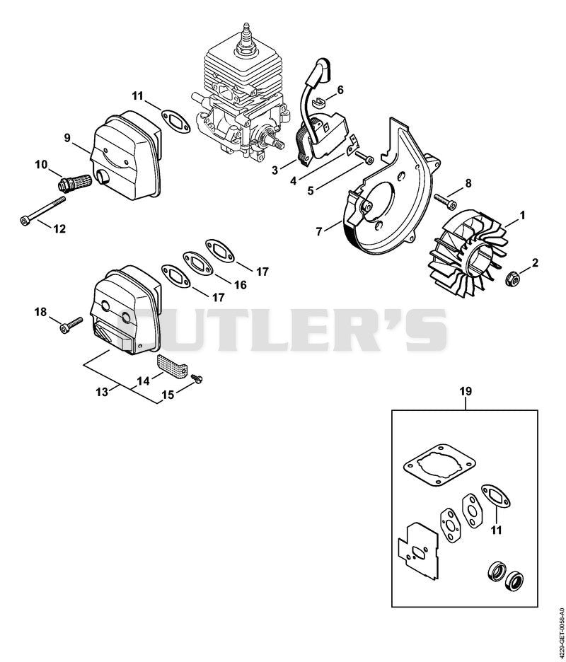 Ignition system, Muffler
