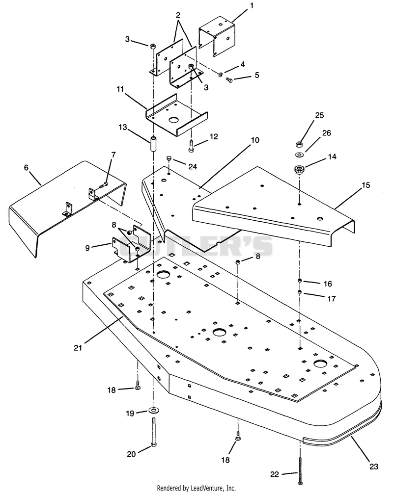 72" MOWER DECK - SIDE DISCHARGE