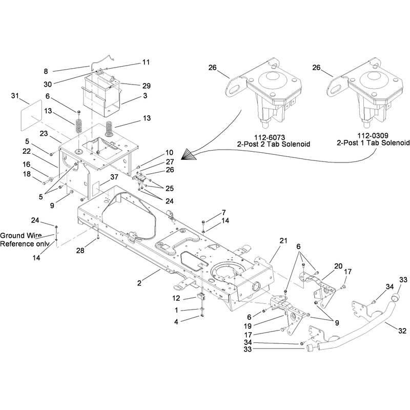 Frame and Battery Assembly