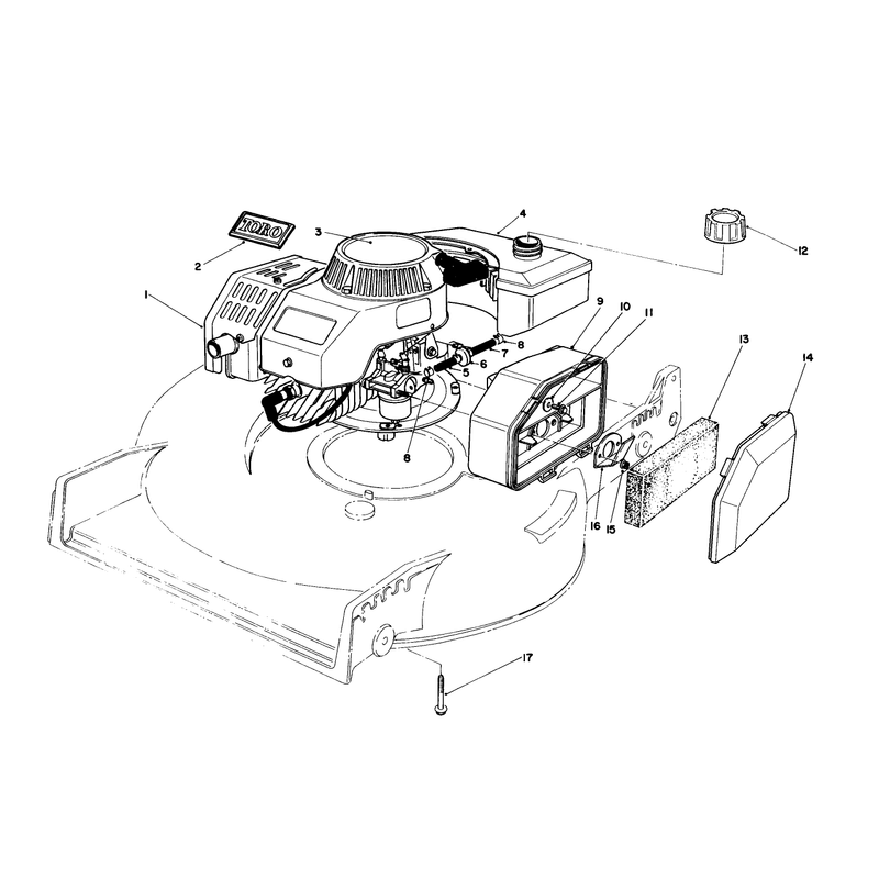 Engine Assembly Model No 47pg6used on Units with Serial No 7002012 and Up