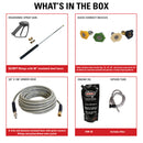 Simpson Mobile Trailer 4000 PSI 4.0 GPM Honda GX390 Gas Hot Water Pressure Washer Trailer (95005)