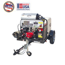 Simpson Mobile Trailer 4000 PSI 4.0 GPM Honda GX390 Gas Hot Water Pressure Washer Trailer (95005)