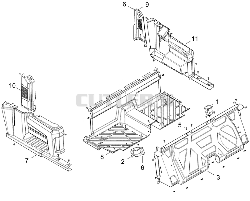Rear Floor And Fender