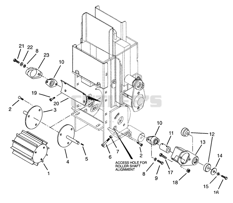 Dual Feed Roll (Optional On 993029)