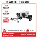 Simpson Mobile Trailer 3200 PSI 2.8 GPM CRX 225 Gas Pressure Washer Trailer (TRSA3228162)