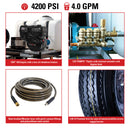 Simpson Mobile Trailer 4200 PSI 4.0 GPM CRX 420 Gas Pressure Washer Trailer (TRSB4240162)