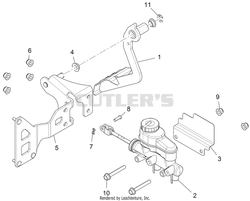 Pedal And Master Cylinder